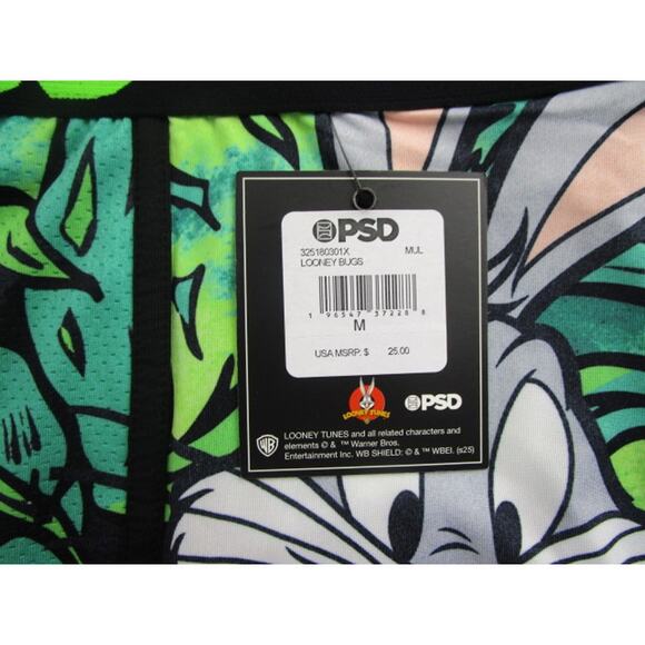 PSD Looney Tunes Bugs Bunny Men's Size Medium Underwear Boxer Briefs - Picture 3 of 3